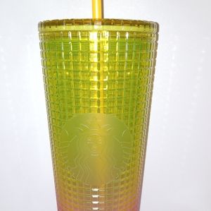 Starbucks Lemon Pink Gradient Venti Tumbler 24oz 🍋